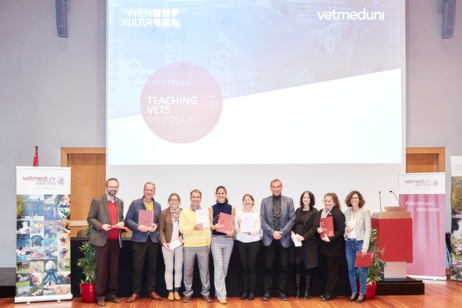 Preisverleihung Teaching Vets-Symposium