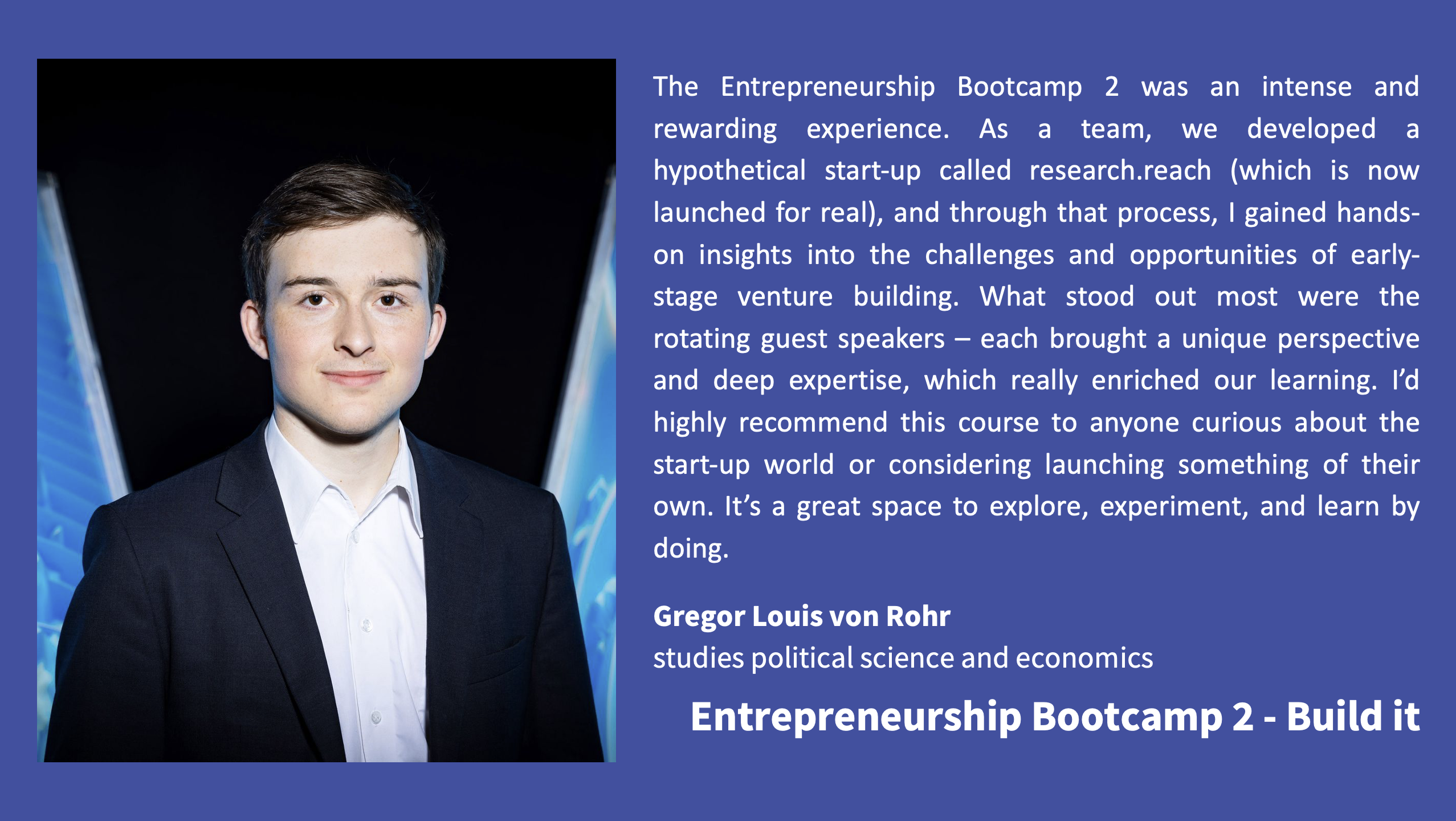 Testimonial Entrepreneurship 2